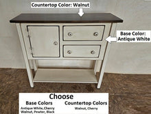 Load image into Gallery viewer, Sofa Table - Console Table - Cabinet with Drawers - Fully Assembled - Nightstand - Furniture - Home Décor - End Table - Rustic - Primitive
