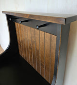 Pantry Cabinet with Hutch - Amish Furniture - Hall Tree Jelly Cabinet - Rustic Storage Cabinet - Coat and Shoes - Amish Handmade - Cupboard