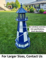 Cape Henry Solar Lighthouse - Amish Handmade - Landmark Replica - Lawn Lighthouse - Garden Decoration