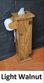 Toilet Paper Holder - Amish Handmade - Toilet Storage - Wooden Cabinet - Roll Holder - Bathroom - Free Standing - Tissue Paper Holder- Home