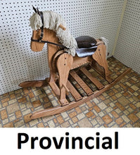 Load image into Gallery viewer, Children&#39;s Toy - Amish Handmade Rocking Horse - Vintage - Decorative - Wooden Toy - Toddler Gift - Animal Toy - Collectible - Toddler Gift
