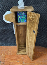 Load image into Gallery viewer, Toilet Paper Holder - Amish Handmade - Toilet Storage - Wooden Cabinet - Roll Holder - Bathroom - Free Standing - Tissue Paper Holder
