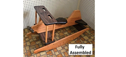 Amish Handmade Airplane Rocker - Children's Gift- Vintage - Decorative - Wooden Toy - Toddler Gift - Animal Toy - Collectible