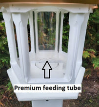 Load image into Gallery viewer, Amish Handmade Copper Roof Bird Feeder - Free Shipping - Weather-Resistant - Unique - Bird Lover
