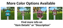 Load image into Gallery viewer, Gazebo Bird Feeder - Amish Handmade - Poly Lumber Weather Resistant - Large Feeding Opening - Medium/ Large -Backyard- Bird Lovers- Outdoors
