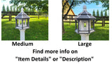 Weather Resistant Gazebo Bird Feeder - Amish Handmade - Poly Lumber - Large Feeding Opening - Medium/Large - Bird Feeder For Outdoors