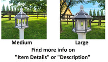 Load image into Gallery viewer, Gazebo Bird Feeder - Amish Handmade - Poly Lumber Weather Resistant - Large Feeding Opening - Medium/Large - Bird Feeder For Outdoors
