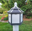 poly birdhouse, gazebo, weather-resistant, nesting compartments, three holes, bird lovers, nest, bird  house