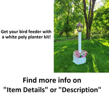 Load image into Gallery viewer, Poly Bird Feeder - Amish Handmade - Weather Resistant - Premium Feeding Tube - Bird Lovers - Outdoors
