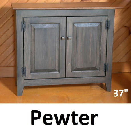 2 Door Cabinet - Fully Assembled - TV Stand - Primitive - Storage - TV Cabinet - Amish Handmade - Multipurpose Cabinet - Rustic -Case Goods