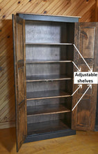 Load image into Gallery viewer, Amish Handmade Pantry Cabinet - Large Jelly Cabinet - Multipurpose Cabinet - Farmhouse - Cupboard - Storage - Rustic - Case Goods - Home
