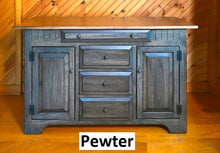 Load image into Gallery viewer, Kitchen Island - Amish Handmade - Multipurpose Cabinet - Primitive - Storage - Kitchen Cabinet - Rustic- Case Goods - Home - Fully Assembled
