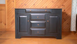 Kitchen Island - Amish Handmade - Multipurpose Cabinet - Primitive - Storage - Kitchen Cabinet - Rustic- Case Goods - Home - Fully Assembled