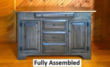 Load image into Gallery viewer, Kitchen Island - Amish Handmade - Multipurpose Cabinet - Primitive - Storage - Kitchen Cabinet - Rustic- Case Goods - Home - Fully Assembled
