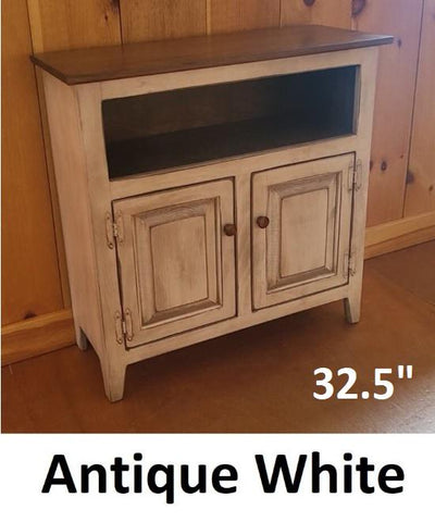 TV Stand - 3 Door Cabinet - Primitive - Storage - TV Cabinet - Amish Handmade - Multipurpose Cabinet - Rustic - Case Goods - Fully Assembled