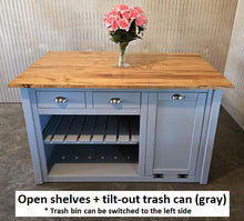 Load image into Gallery viewer, Kitchen Island - Amish Handmade - Multipurpose Cabinet - Primitive - Storage - Kitchen Cabinet - Rustic- Case Goods - Home - Fully Assembled
