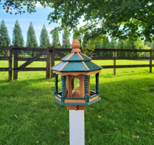 feeder tube, daytime bird feeder, feeder bird, bird feeding station, decorative bird feeder, handmade bird feeder, outdoor décor, Amish birdfeeder, bird lover, gazebo bird feeder