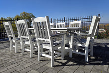 Load image into Gallery viewer, Amish Handmade Patio Set - Chair Set - Poly - Adirondack - Pub Chairs - Outdoor Furniture - Table Set - Dining Table - Outdoors - Backyard
