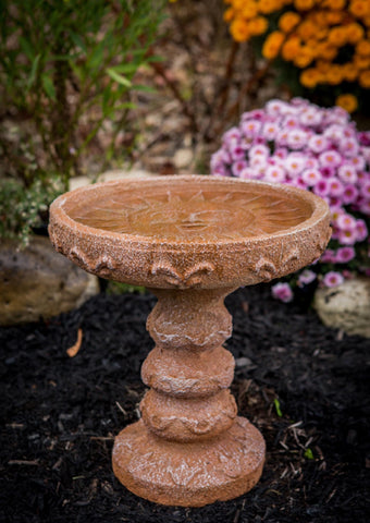 Birdbath - Garden Décor - Handmade - Patio - Garden Accent - Natural - Bird Lovers - Outdoors - Birdwatch