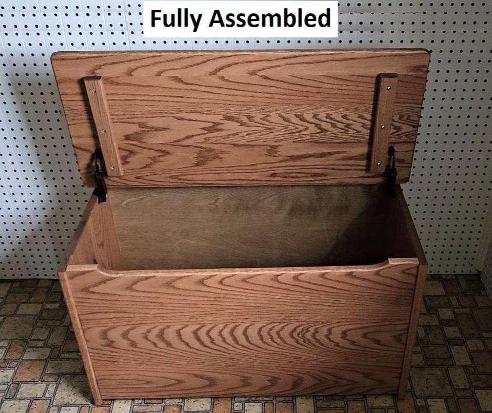 Amish Handmade Trunk - Chest - Toy Box - Storage Box - Vintage Chest ...