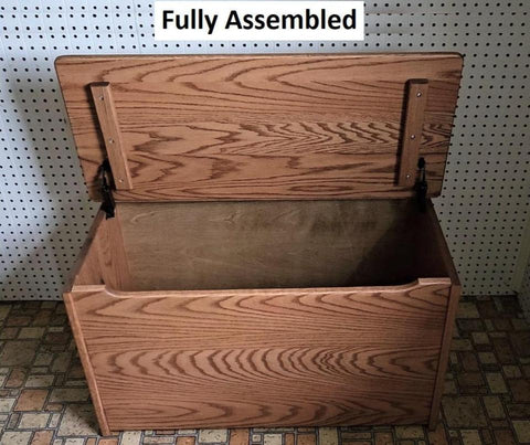 Amish Handmade Trunk - Chest - Toy Box -  Storage Box - Vintage Chest Box - Rustic - Keepsake Box - Antique - Hope Chest - Blanket Chest