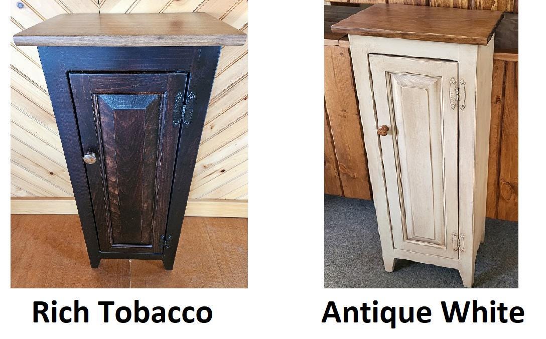 Pantry Cabinet - Fully Assembled - Primitive Jelly Cabinet - Rustic Chimney Cabinet - Home Décor- Amish Handmade - Rustic Cupboard