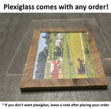 Canvas - Choose Your Color - Wall Art - Wooden Frame - Framed Antique Print - Amish Handmade - Farmhouse Decor - Housewarming Gift - 