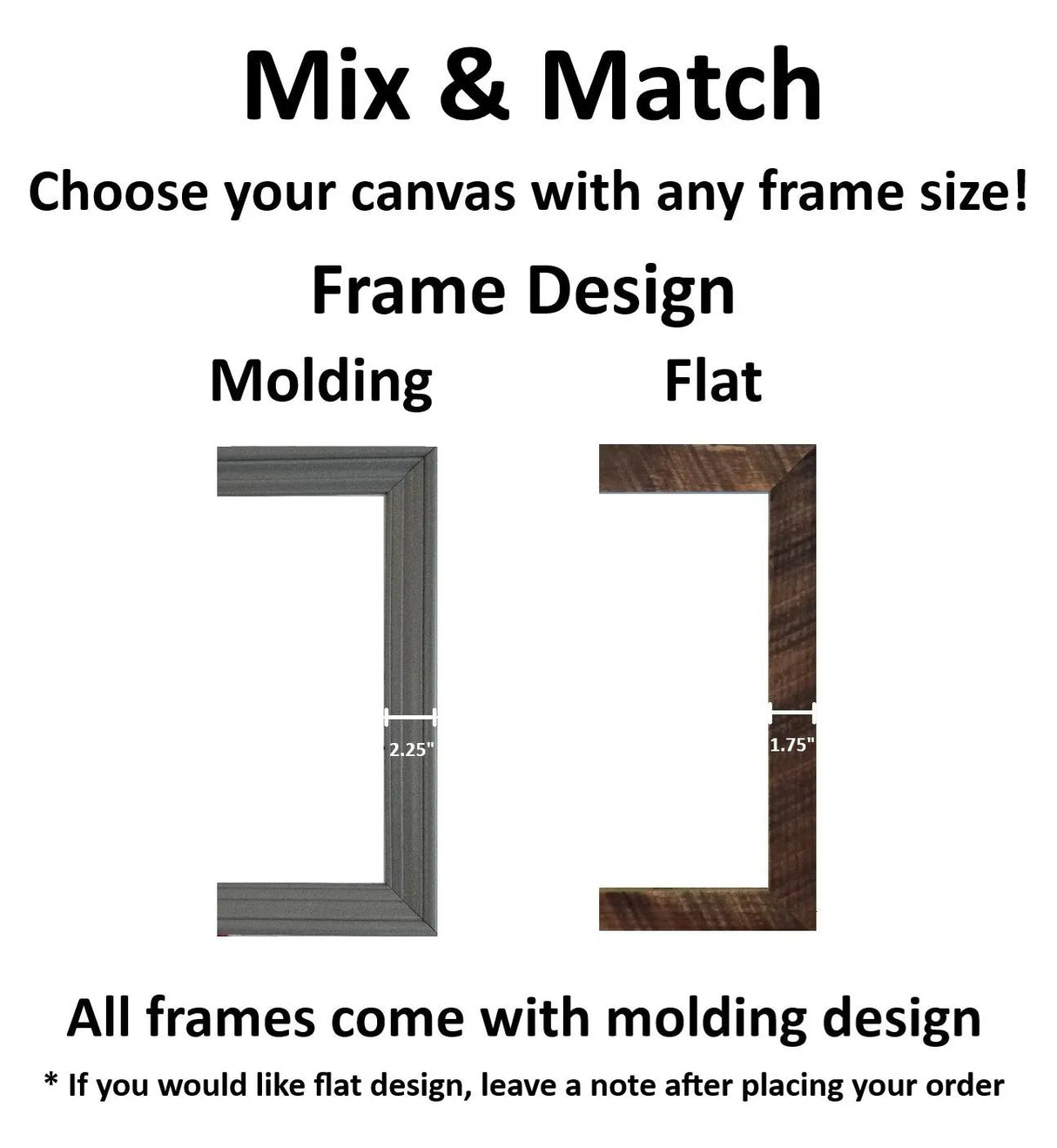 Canvas - Choose Your Color - Wall Art - Wooden Frame - Framed Antique Print - Amish Handmade - Farmhouse Decor - Housewarming Gift - 