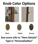 Amish Handmade Glass Cabinet - Display Cabinet - Tall Curio - China Display -Modern Home Decor - Multipurpose Cabinet - Rustic