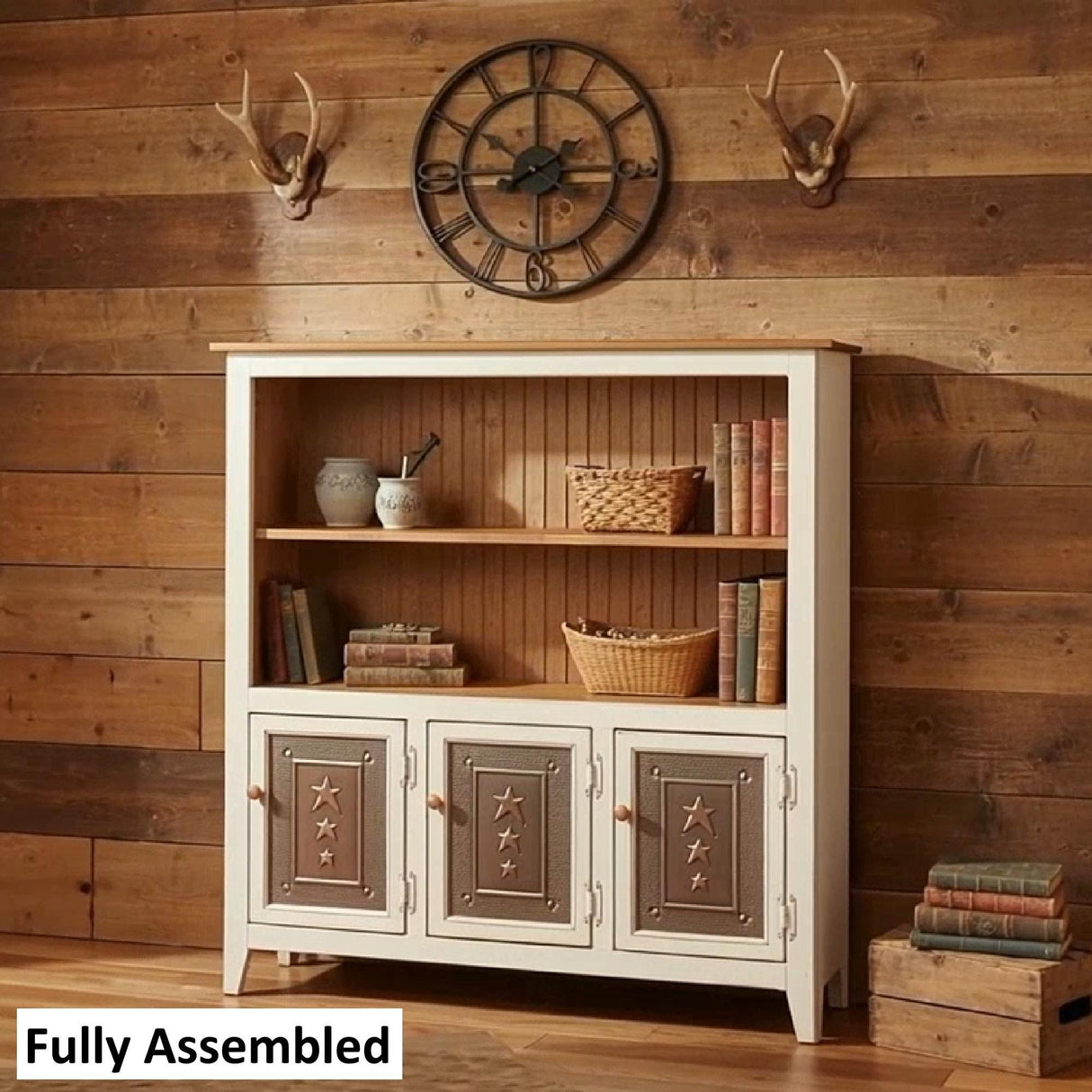 Amish Handmade 3 Door Cabinet - Hutch Cabinet - Multipurpose Cabinet - Rustic - Hall Cabinet - Case Goods - Vintage - Primitive - Storage