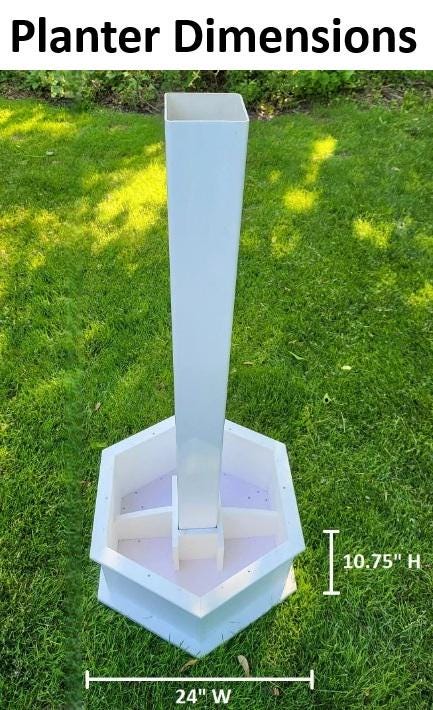 Amish Handmade Post 4,5,6,7,8 ft. For Birdhouses and Bird Feeders, Vinyl Post With Inner Wooden Post, Durable Yellow Pine, Bird Lovers, Home