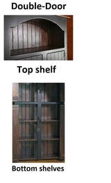 Farmhouse Furniture Living Room Cabinet Wooden Pantry Cabinet Hutch Cabinet Antique Furniture Kitchen Decor Home Cabinet Storage Furniture