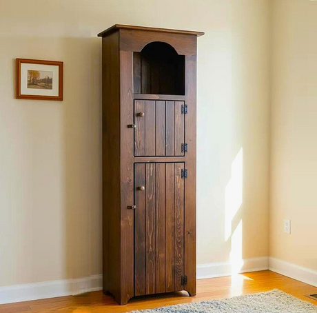Farmhouse Furniture Living Room Cabinet Wooden Pantry Cabinet Hutch Cabinet Antique Furniture Kitchen Decor Home Cabinet Storage Furniture - Wood Cabinets