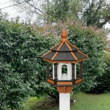 Load image into Gallery viewer, X- Large Gazebo Bird Feeder - Amish Handmade - Poly Lumber Weather Resistant - Large Feeding Opening - Bird Lovers - Feeder For Outdoors
