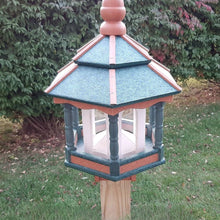 Load image into Gallery viewer, X- Large Gazebo Bird Feeder - Amish Handmade - Poly Lumber Weather Resistant - Large Feeding Opening - Bird Lovers - Feeder For Outdoors
