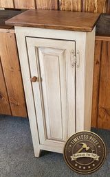 Pantry Cabinet - Amish Furniture - Farmhouse Jelly Cabinet - Kitchen - Rustic Chimney Cabinet - Home Décor- Amish Handmade - Rustic Cupboard