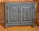 2 Door Cabinet - Fully Assembled - TV Stand - Primitive - Storage - TV Cabinet - Amish Handmade - Multipurpose Cabinet - Rustic -Case Goods