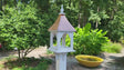 Bird Feeder With Copper Roof, Large, Square Design, Premium Feeding Tube