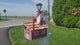 Amish Mailbox - Handmade - With Solar Lighthouse - Wooden - With Cedar Shake Shingles Roof - Color Options