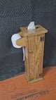 Toilet Paper Holder - Amish Handmade - Toilet Storage - Wooden Cabinet - Roll Holder - Bathroom -  Free Standing - Tissue Paper Holder