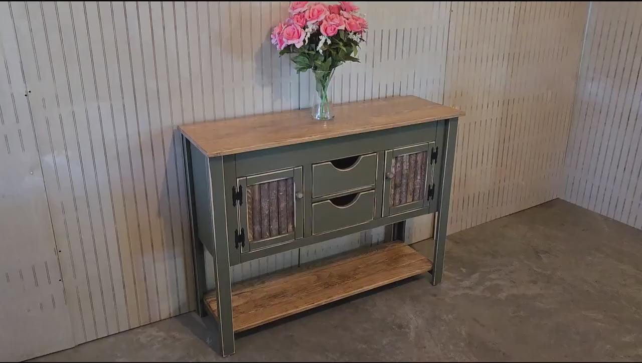 2 Door Cabinet - Amish Furniture - TV Stand - Primitive - Storage -  Farmhouse - Vintage Cupboard -Multipurpose Cabinet - Rustic - Handmade