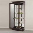 Amish Handmade Glass Cabinet - Display Cabinet - Tall Curio - China Display -Modern Home Decor - Multipurpose Cabinet - Rustic