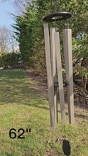 <video controls muted>Load and play video in Gallery viewer, 43&quot;-73&quot; Wind Chimes Amish Handmade - Mocha - Aluminum Tubes - Deep Tone - Sound Healing - Outdoor Decor - Wind Bells - Meditation - Nature </video>