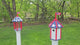 Amish Handmade Birdhouse, Bird Feeder, Independence Day Special! 250th Anniversary, Maintenance Gifts for Bird Lovers Bird Houses Yard