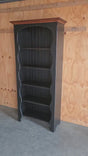 Amish Handmade Pine Bookcase: Rustic Home Organizer