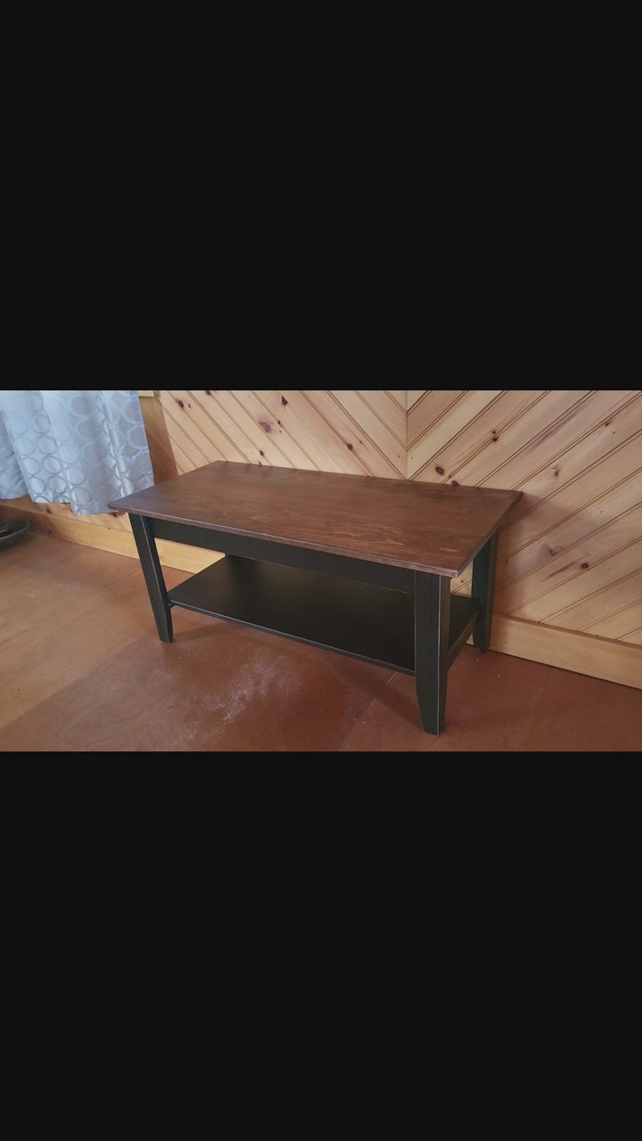 Coffee Table - Fully Assembled - Furniture - Home Décor - Furniture - Living Room Table- Country Decor- Amish Furniture - Primitive - Rustic