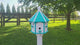 Amish Made Gazebo Birdhouse in Multiple Colors, Large 6 Holes Poly Lumber With 6 Nesting Compartments