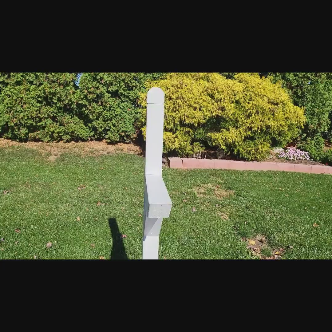 Post For Mailbox in Multi Colors, Premium Wood, Southern Pine Treated, Fits All of Our Mailboxes