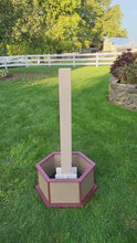 <video controls muted>Load and play video in Gallery viewer, Bird House Planter - Bird Feeder Planter - Clay - Set of Planter &amp; Post - Choose Planter Colors to Match Your House/Feeder </video>