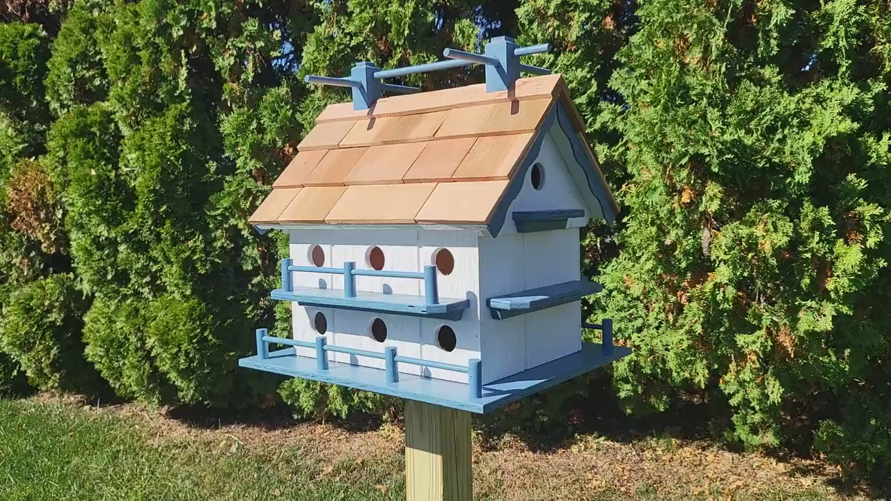 Martin Birdhouse - Amish Handmade - 14 Nesting Compartments - Weather Resistant - Birdhouse outdoor